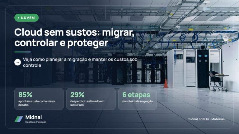 Cloud sem sustos: migração planejada, FinOps e segurança