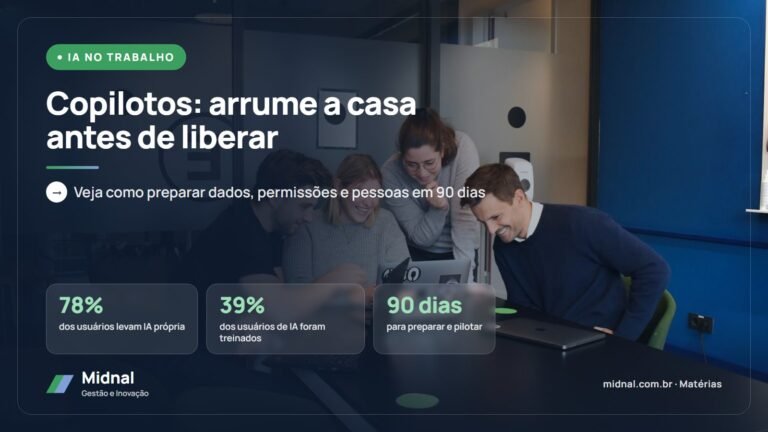 Copilotos corporativos: como preparar dados, permissões e pessoas