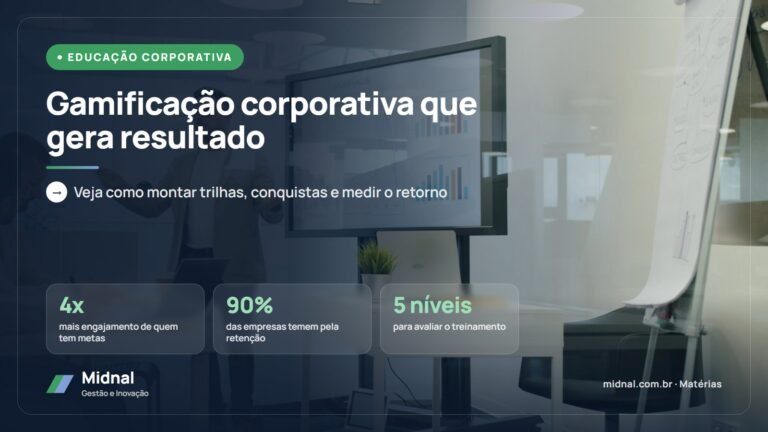 Educação corporativa gamificada: trilhas, conquistas e ROI