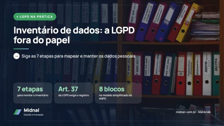 Inventário de dados pessoais: passo a passo para tirar a LGPD do papel
