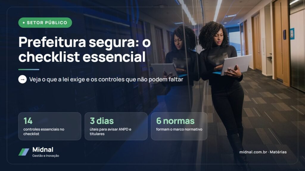 Segurança da informação no setor público: checklist para prefeituras
